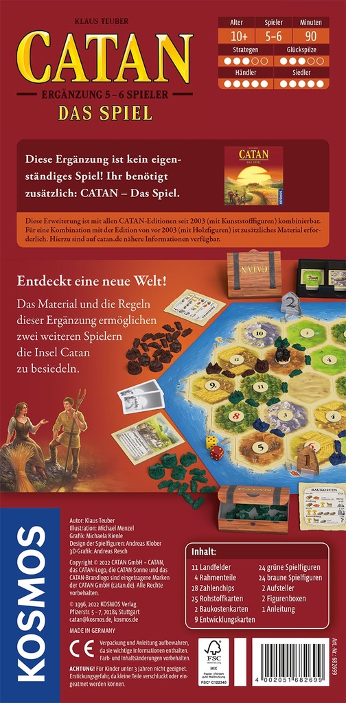Catan: Das Spiel 5-6 Spieler Erweiterung
