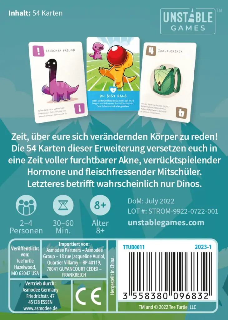 Happy Little Dinosaurs – Pubertäre Probleme (Erweiterung)