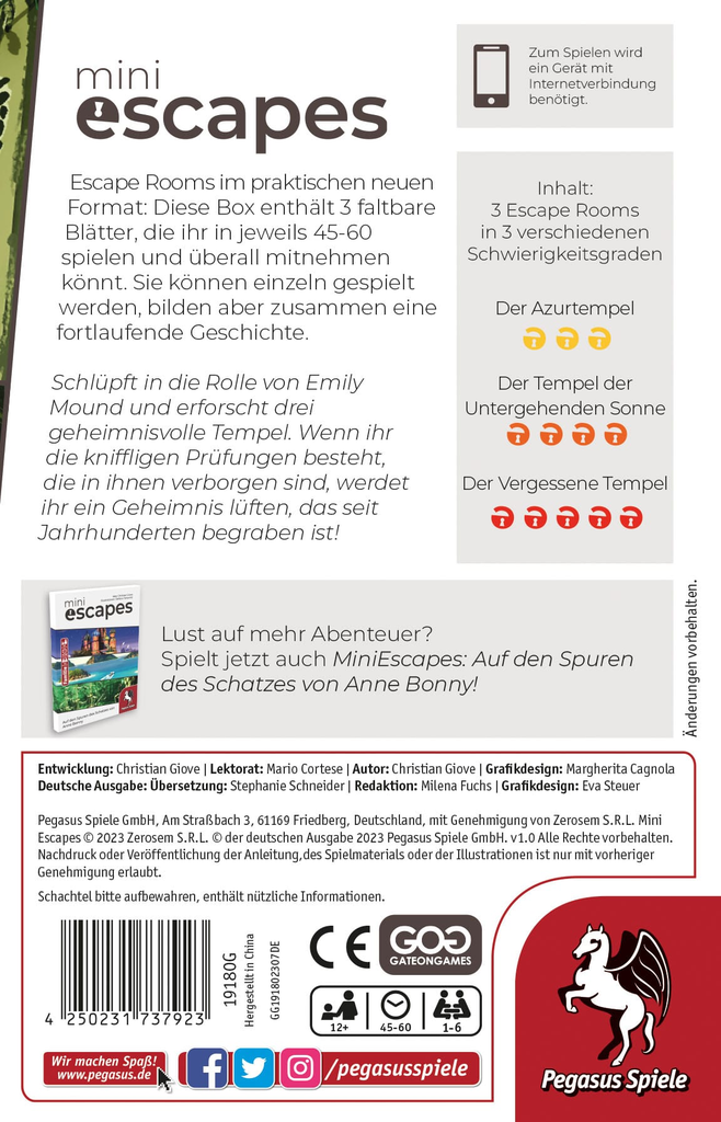 Mini Escapes – Das Mysterium des Verlorenen Kultes