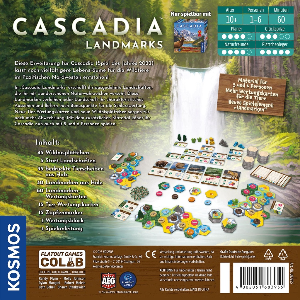 Cascadia - Landmarks Erweiterung