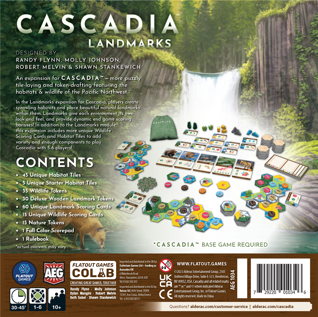 Cascadia - Landmarks Erweiterung