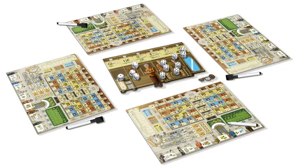Hochsaison: Grand Hotel Roll & Write