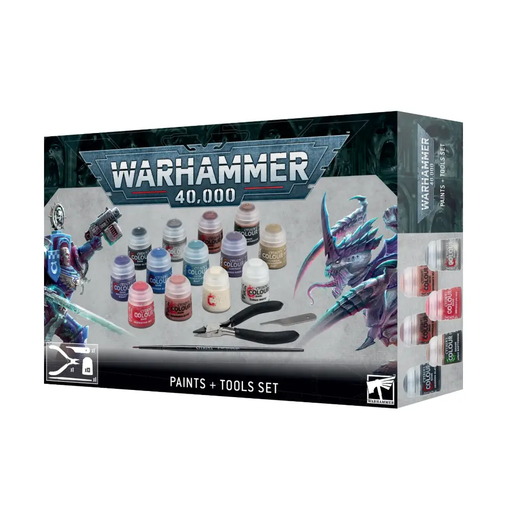 [60-12] Warhammer 40,000: Paints + Tools Set