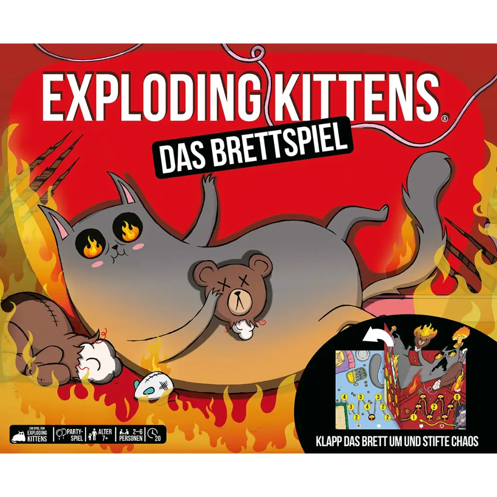 Exploding Kittens: Das Brettspiel (German)