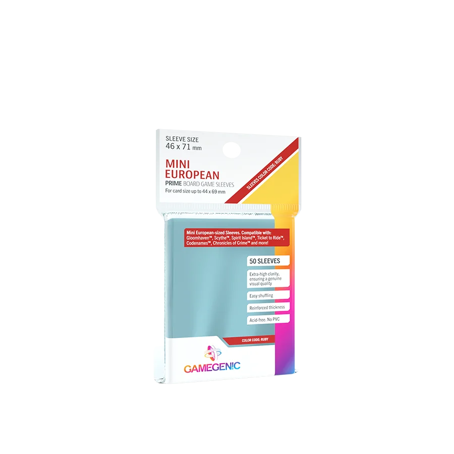 PRIME Mini European-Sized Sleeves 46 x 71 mm 