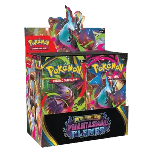 POKÉMON TCG: Pokemon Mega Evolution ME2 Phantasmal Flames Booster Box Display