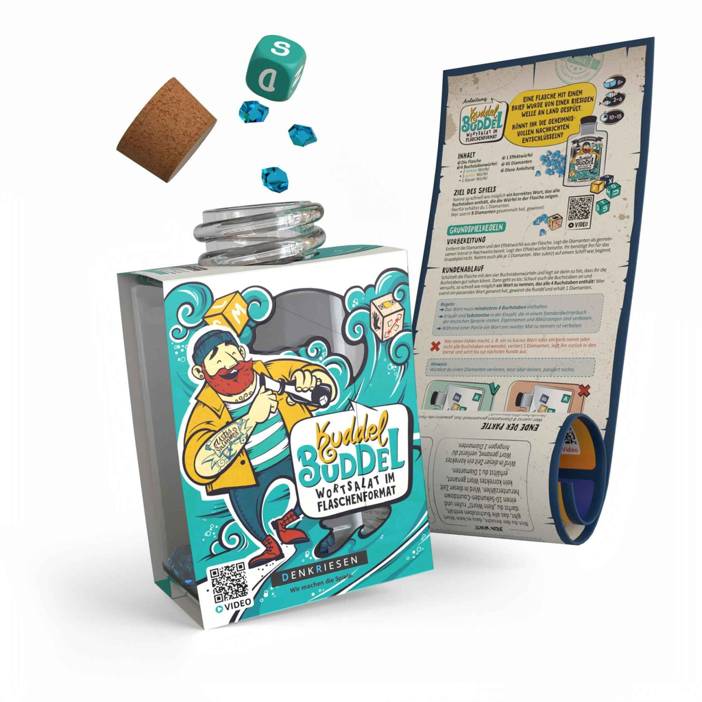 Kuddel Buddel - Wortsalat im Flaschenformat