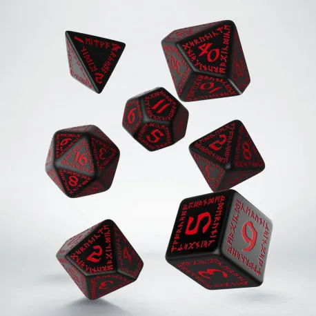 Runic Dice Black/Red
