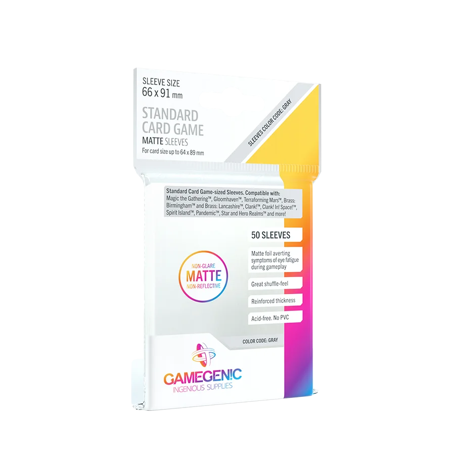 MATTE Standard Card Game Sleeves