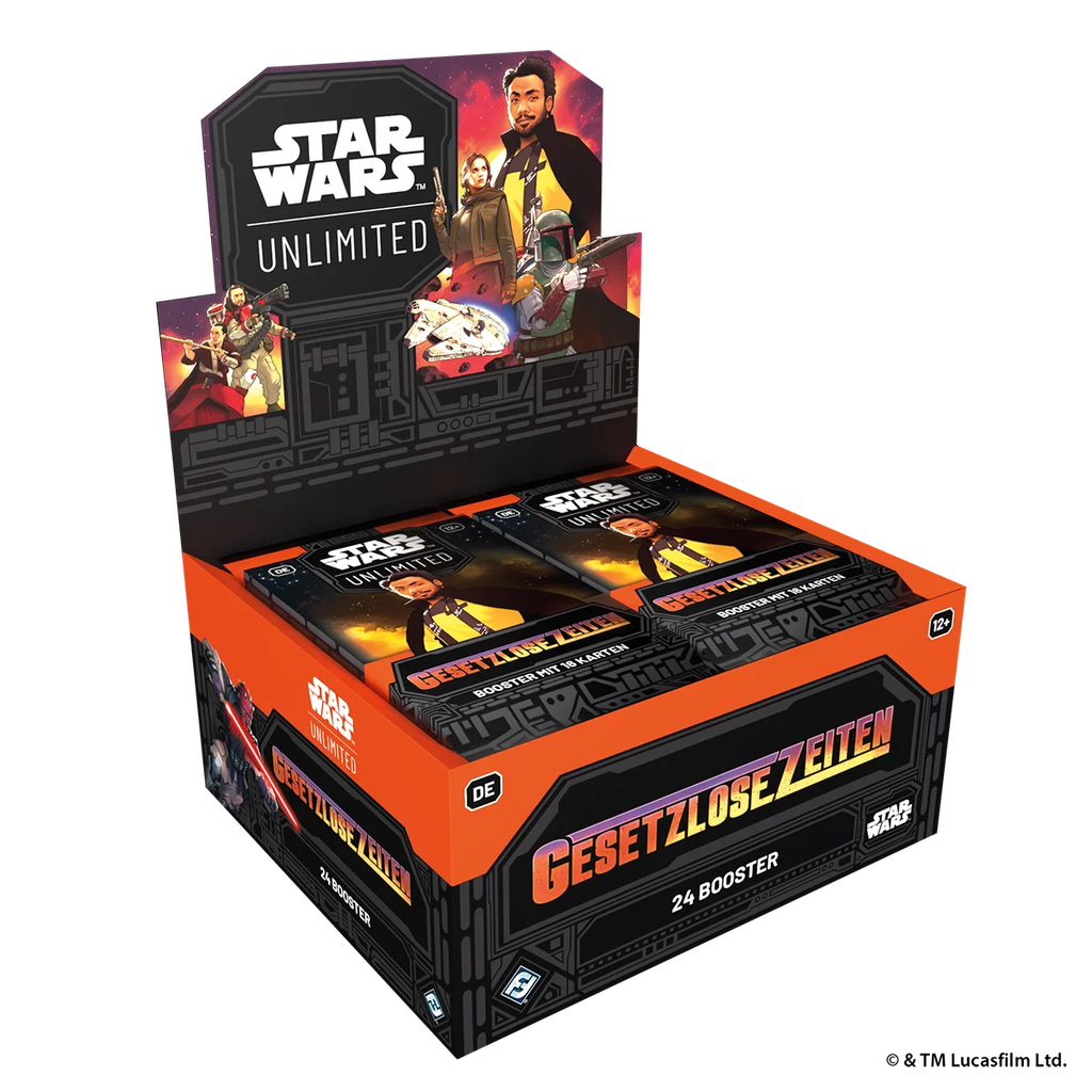Star Wars: Unlimited – Gesetzlose Zeiten (Booster-Display)