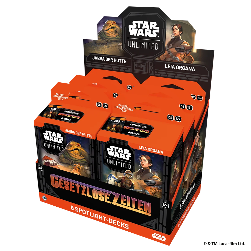Star Wars: Unlimited – Gesetzlose Zeiten Spotlight-Deck (Leia Organa)