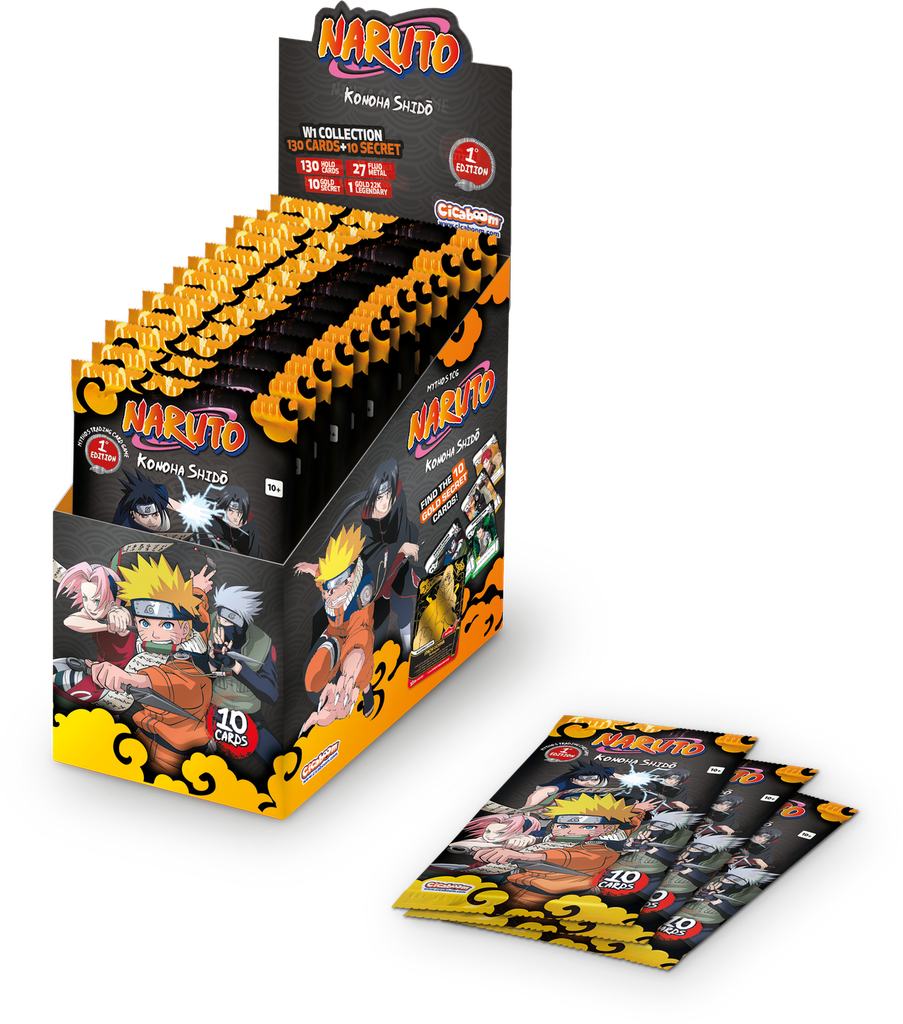 Naruto Mythos TCG: First set 2nd Edition Booster packs CDU 24 booster packs