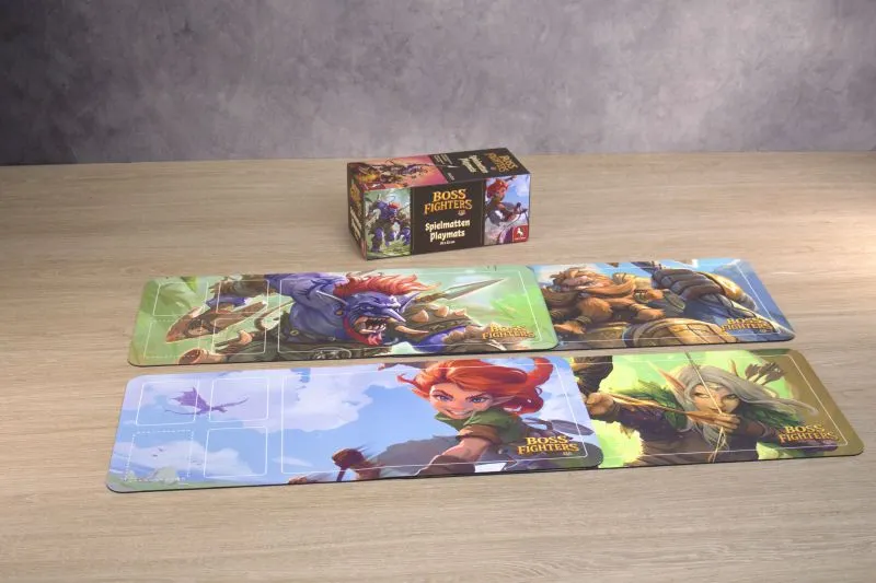 Boss Fighters QR Spielmatten (4 Stück)