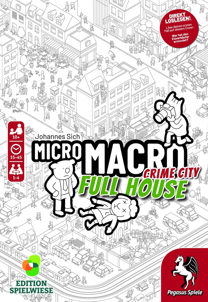 MicroMacro: Crime City 2 - Full House (Edition Spielwiese) (Deutsch)