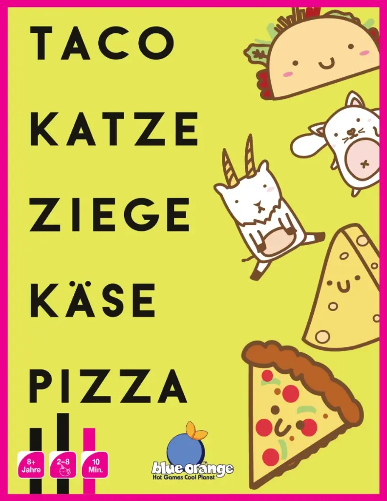 Taco Katze Ziege Käse Pizza