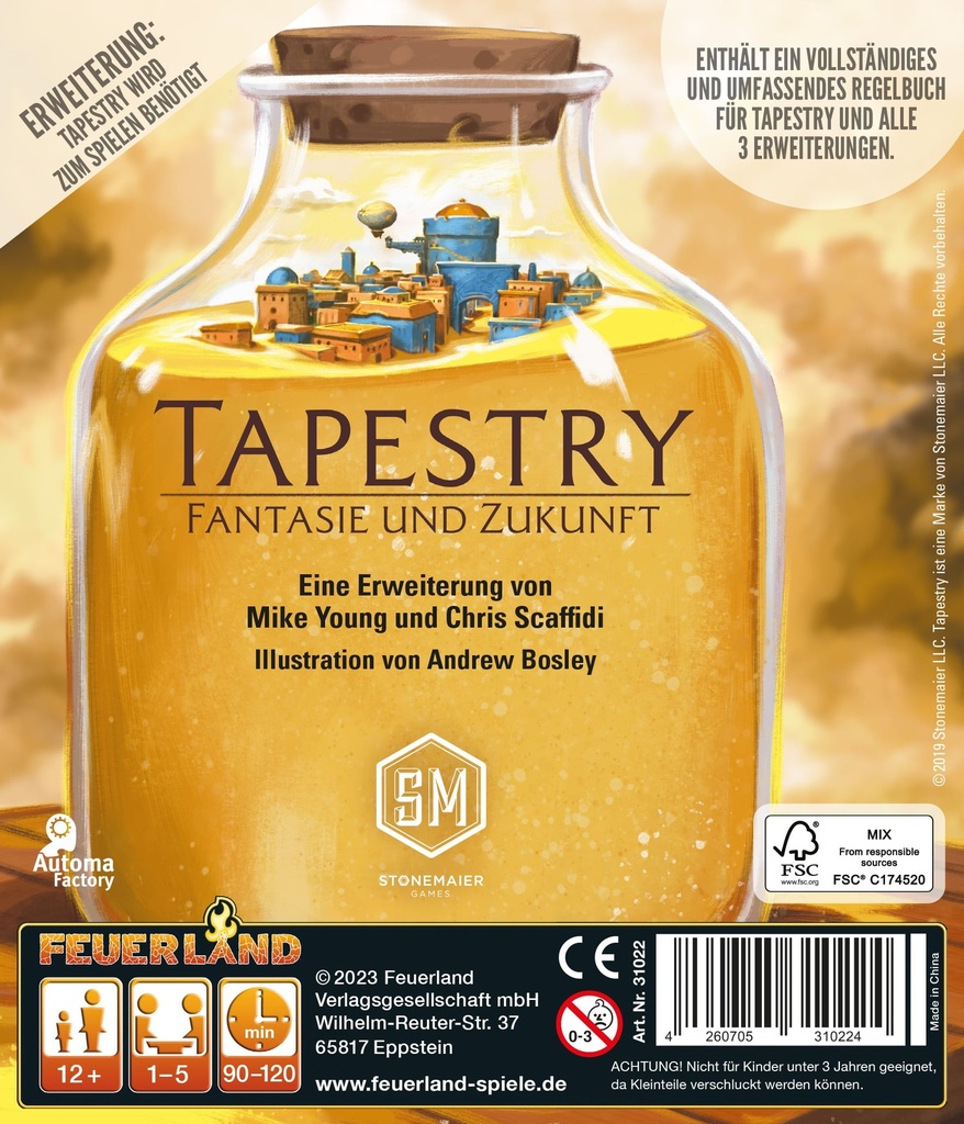 Tapestry: Fantasie und Zukunft Erweiterung