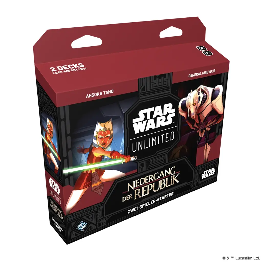 Star Wars: Unlimited – Niedergang der Republik (Zwei-Spieler-Starter) (Deutsch)