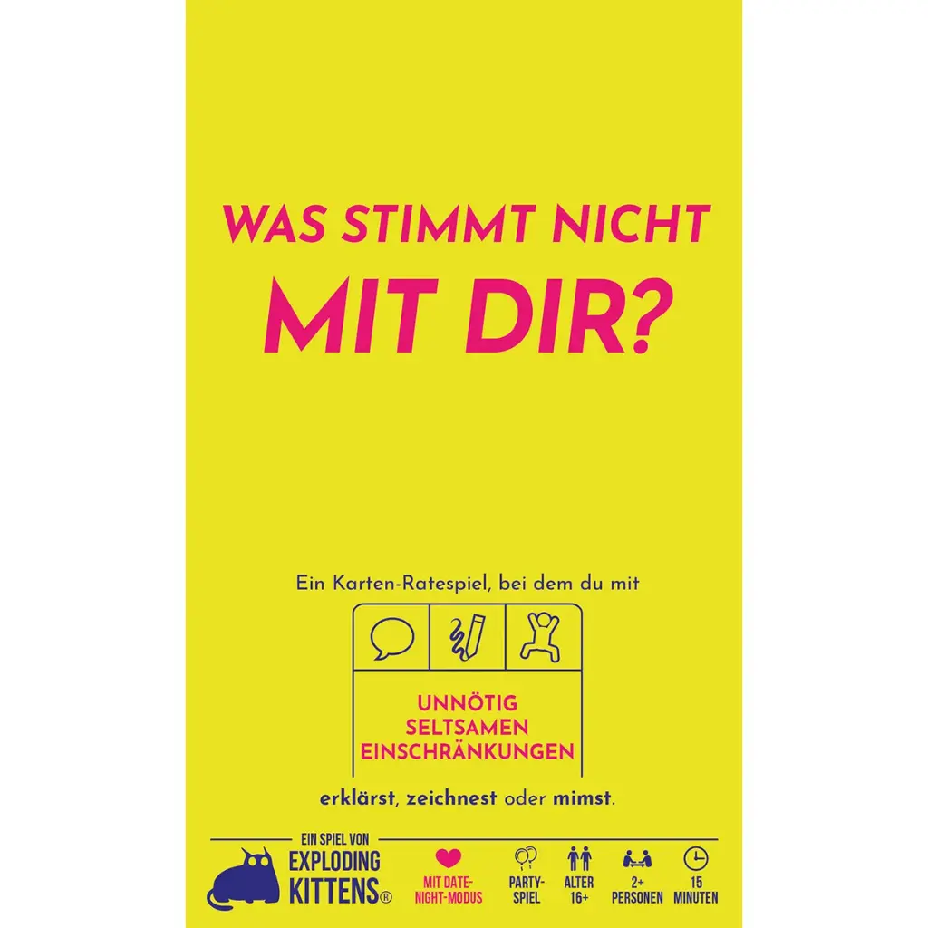 Was stimmt nicht mit dir? 