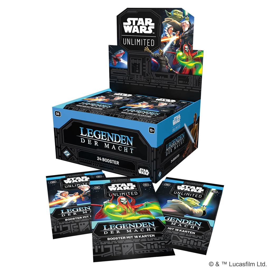 Star Wars: Unlimited – Legenden der Macht (Booster-Display) (Deutsch)
