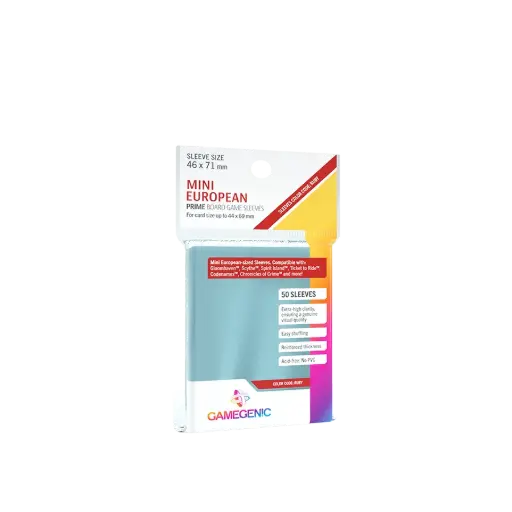 PRIME Mini European-Sized Sleeves 46 x 71 mm 