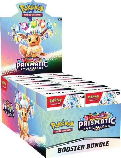 Pokemon TCG: Scarlet & Violet 8.5 - Prismatic Evolution - Boosters Bundle Display
