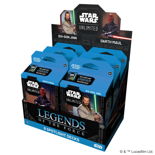 Star Wars: Unlimited – Legenden der Macht (Spotlight-Deck Mix-Display)